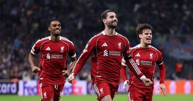 开云-利物浦本赛季欧冠对五大联赛球队全胜，对非五大联赛球队全输